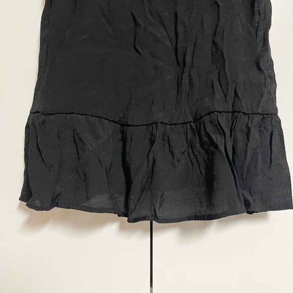 Hurley Mini Dress Coverup Black Size Large Beach Pool Swim NEW - Picture 6 of 13